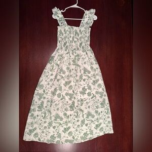 Floral Green Women’s Smock Dress